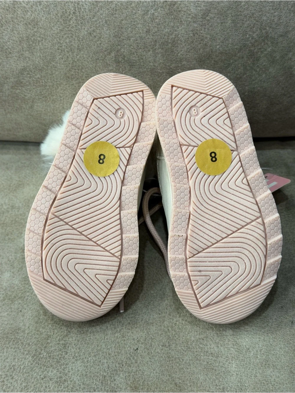 London Fog Talia R Girls Pink Faux Fur Winter Boots Toddler 8M New
